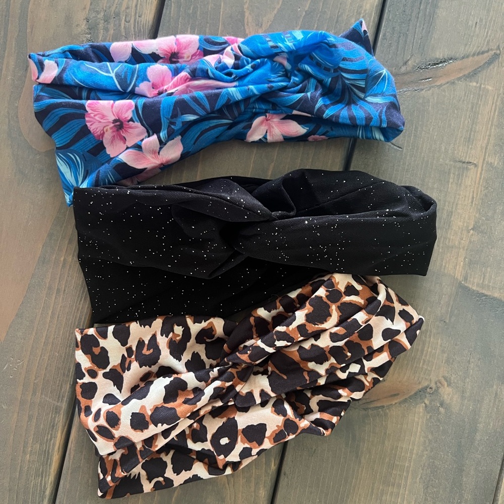 NWOT Set of Three Stylish Headbands